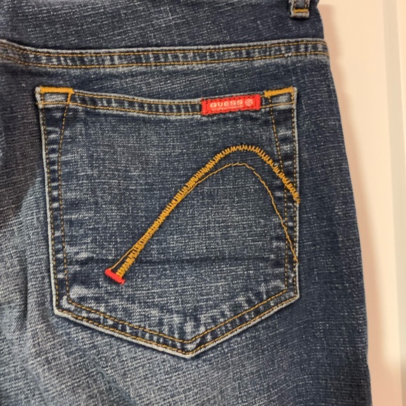 Early 2000s Bootcut Dark Blue Guess Jeans - Picture 6 of 15